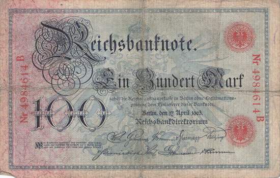 100 Mark 1903 Ro20 Y/B